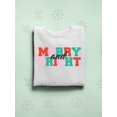 thumbnail image 3 of Colorful Merry And Bright Christmas Men's Sweatshirt, 3 of 4
