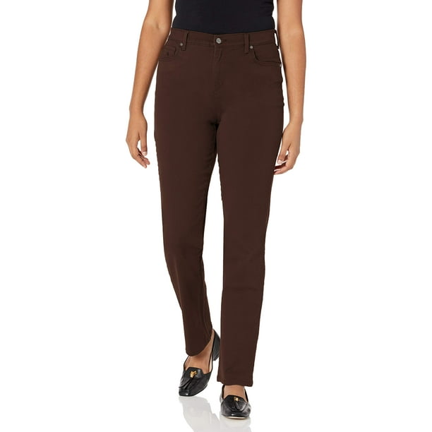 Pantalones para Mujer Gloria Vanderbilt Amanda Tiro Alto Ajustados 33"