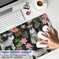 thumbnail image 4 of Long Mouse Pads for Desk,Schnauzer with Pioneer Flower Desk Mats on Top Of Desks, Desk Mouse Pad Extra Large with 3mm Non-Slip Base and Stitched Edge for Gaming,Office,Work,Home 31.5"x11.8", 4 of 6
