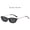 Black Frame Black and Gray Piece, variant on New European and American fashion small-frame cat-eye sunglasses, personalized trendy street style sunglasses for men and women, stylish and versatile