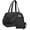 Black, variant on Gym Bag for Women, Lightweight Duffle Bag for Travel with Wet Pocket, TSA Friendly Carry Duffel Bag for Weekender, , Work, Yoga, Fitness -