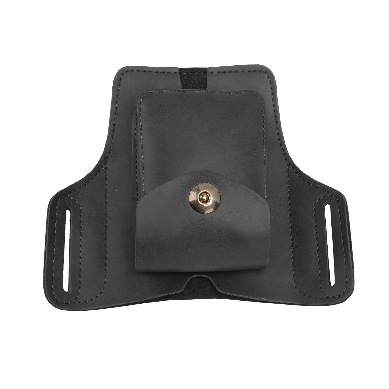 Pochette de Ceinture pour Cellulaire pour Hommes, Étui en Cuir PU Gris pour Cigarettes  et Briquets avec Boucle de Ceinture (20 Unités)