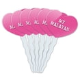 thumbnail image 1 of Malayan Heart Love Cupcake Picks Toppers - Set of 6, 1 of 1