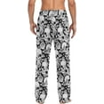 thumbnail image 2 of GZHJMY Skull Pajama Pants, Mens Lounge Pants Super Soft Men Pajama Bottoms, Christmas New Year Birthday Father's Day Gifts, 2 of 7