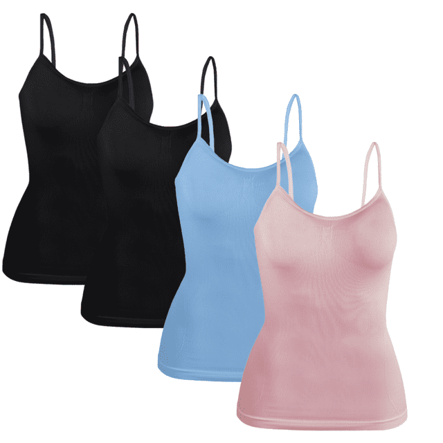 Set 4 Blusas Mujer Tirantes Unitalla Casual Blusa Crop Top Dama