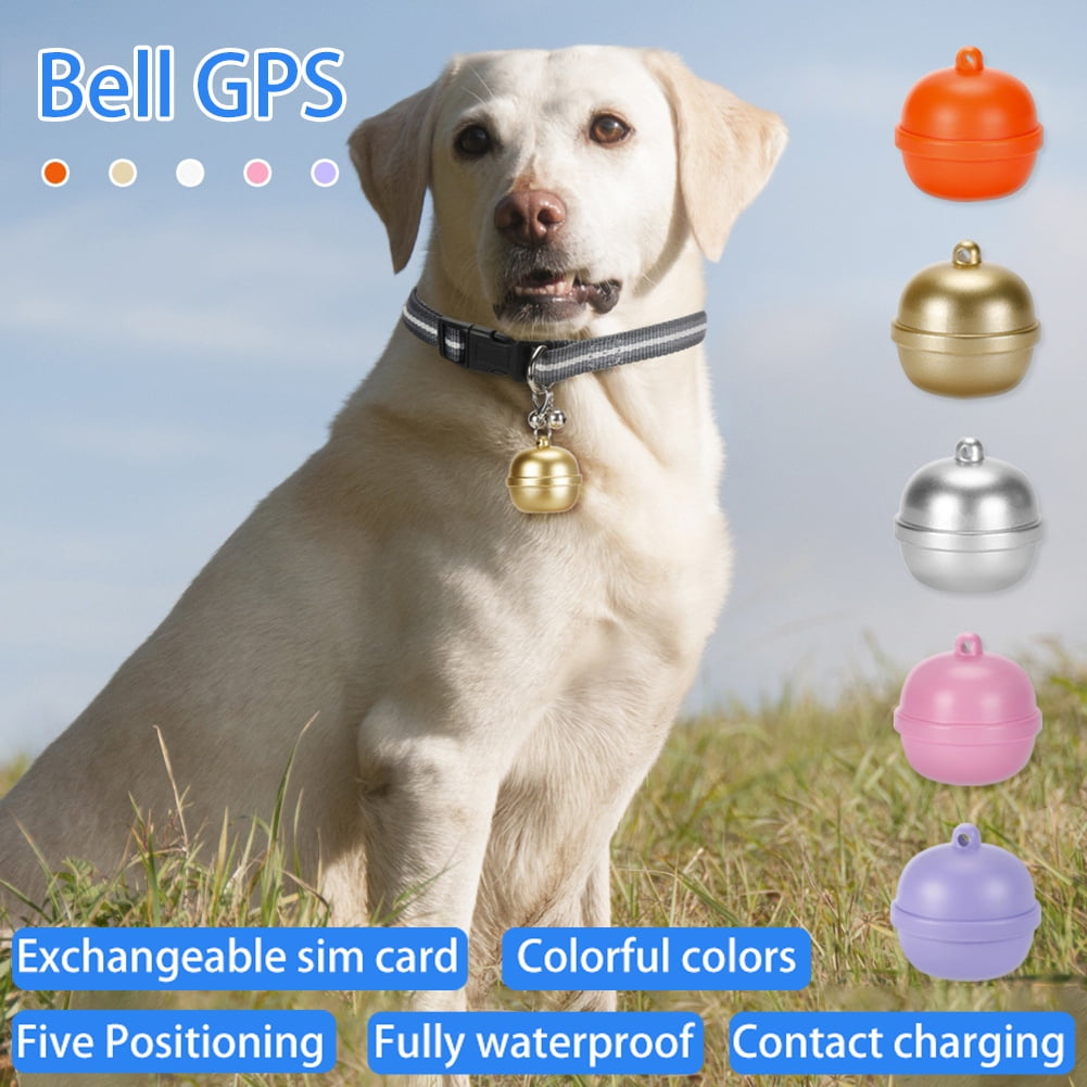 NA/ Marginf Mini Pets GPS Tracker Collar USB Cable Rechargeable Waterproof 5 Days Long Standby GMS Locator Tracking Alarm Device for Dogs Cats