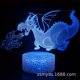 thumbnail image 1 of Juguetes de dinosaurio para niños, luz nocturna de ilusión 3D de dinosaurio con 3 patrones, juguetes dinámicos que cambian de color para niños y niñas, 1 of 1
