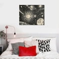thumbnail image 5 of Orinice Cosmic Cat Fine Art Aesthetic Poster & Print Wall Painting for Home Decor - Canvas Print for Living Room, Bedroom, Office 20x16in, 5 of 6