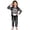Black, variant on REDARER Kids Halloween Skeleton Print 2 Piece Pajama Set Long Sleeve Soft Breathable Sleep Outfit for Trick or Treat Holiday Party Nightwear,4-5 Years