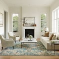 thumbnail image 2 of Nourison Passion 9' x 12' Ivory/Light Blue Bohemian Indoor Rug, 2 of 12