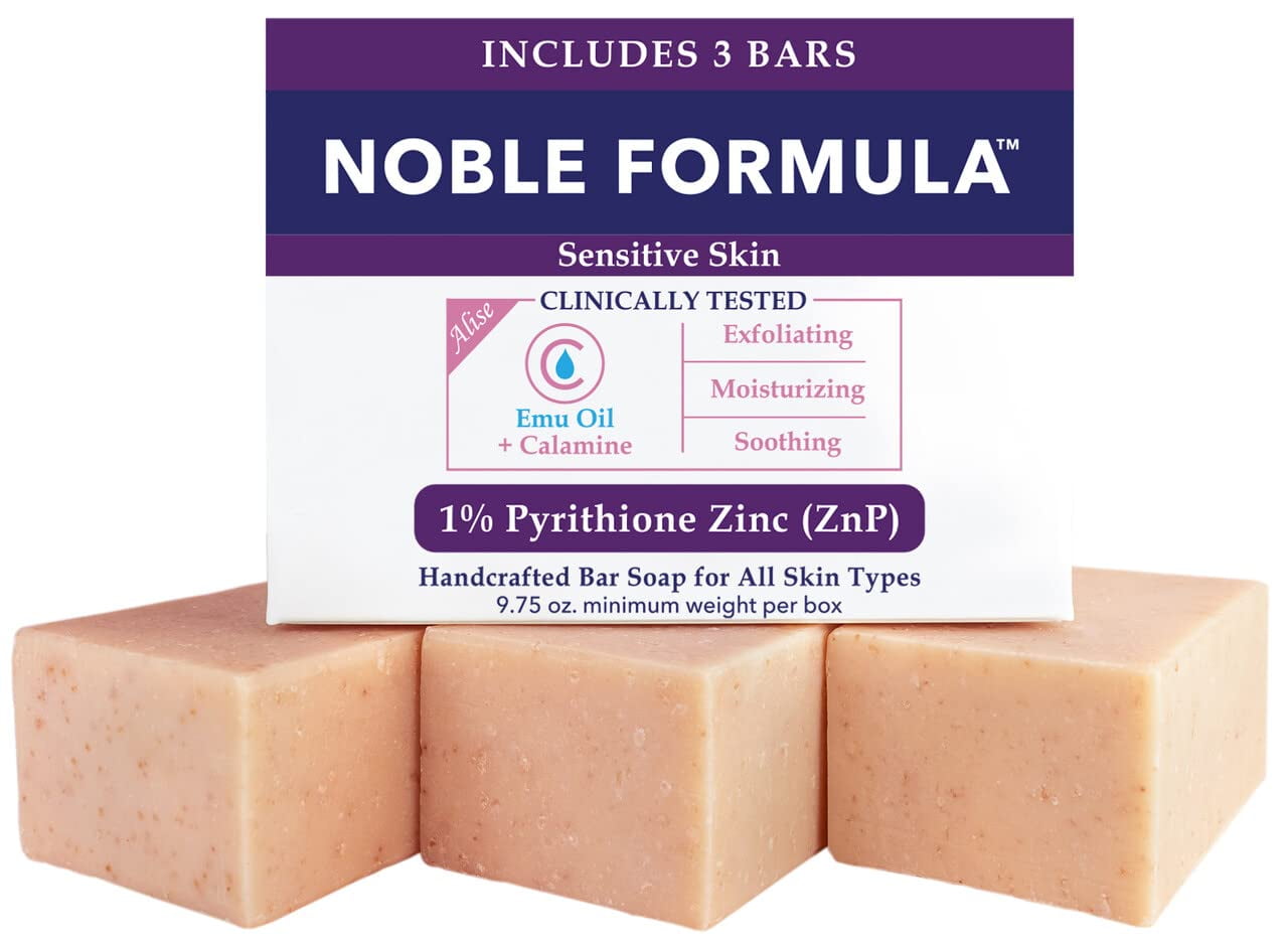 Noble Formula 1 Pyrithione Zinc (ZnP) Alise's Emu Oil & Calamine Bar