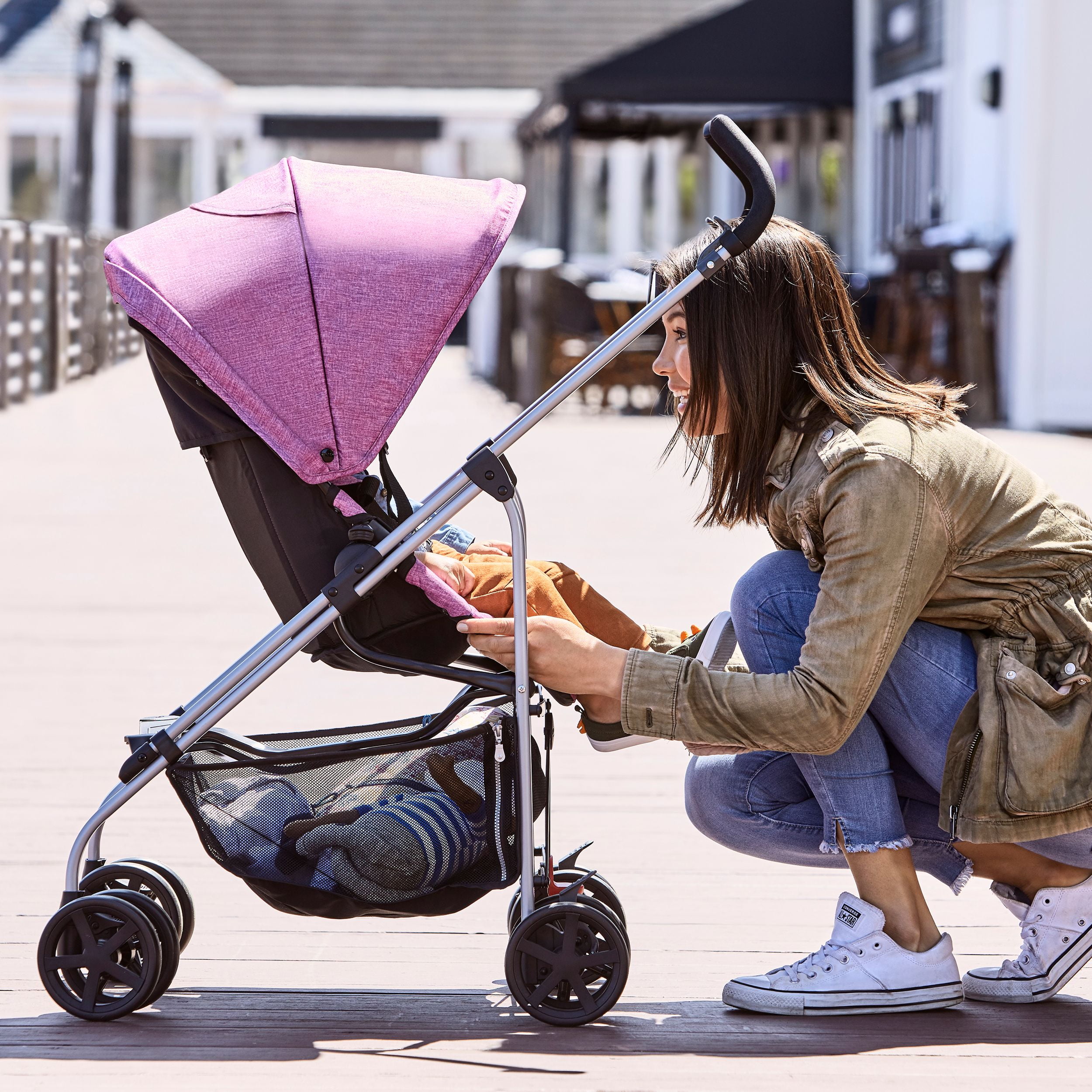Buy Urbini Reversi Lightweight Stroller Pink at Ubuy Australia - Main Image