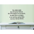 thumbnail image 1 of HEY DIDDLE DIDDLE ~ WALL DECAL, 13" x 22", 1 of 3