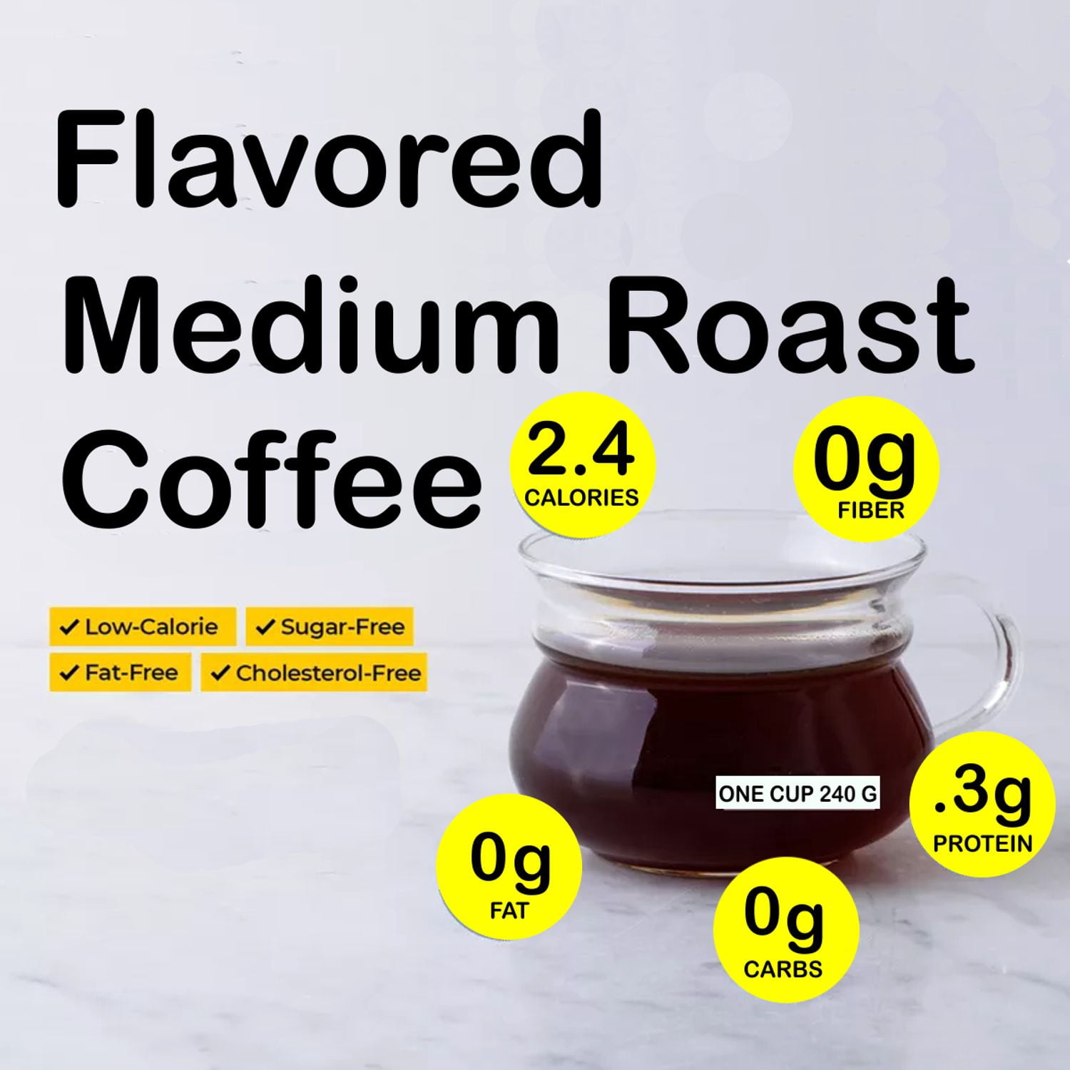Fasig's Decaf Hazelnut Medium Roast Ground Flavored Coffee - 2 Pack - 10 oz
