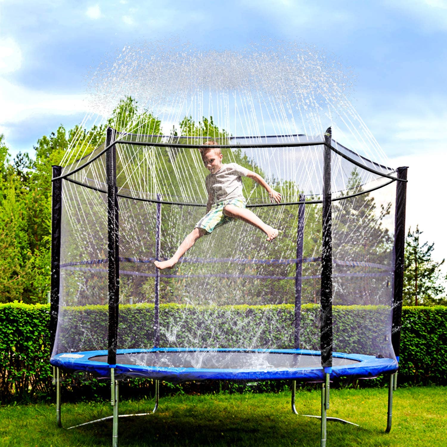 Toyify Trampoline Sprinkler, Trampoline Water Sprinkler for Kids