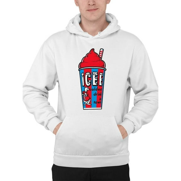 Classic Cup Design - Retro ICEE 'Coldest Drink In Town' Men's Hoodie