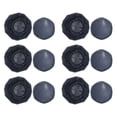 thumbnail image 1 of Lightweight Plastic Flower Pot Set, 6Pcs Small Plant Pot with Trays for Indoor Outdoor Balcony Planting, 1 of 7
