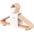 thumbnail image 6 of 3 Sprouts Baby Wheat Straw Plastic Clothes Hangers - Pack of 30 - Speckled Pink, 6 of 6