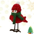thumbnail image 4 of Christmas Decoration for Home Cute Redness Simulated Birds Figurine Winter Birds Christmas Table Top Featherlys Friend, 4 of 14