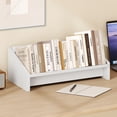 thumbnail image 2 of Gymax 2PCS-Wooden Tilting Bookcase Space-Saving Desktop Shelf for Magazines & Cookbooks, 2 of 10