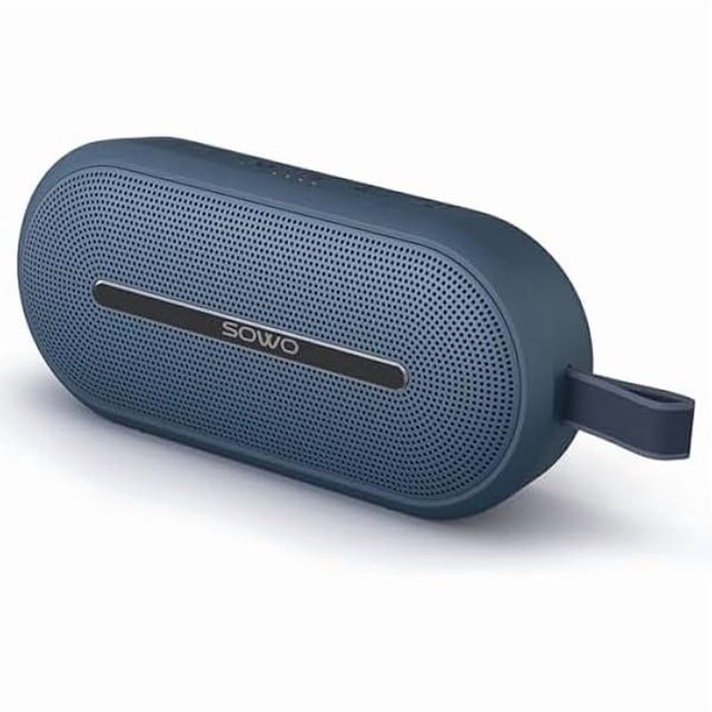 wonima44 Portable Bluetooth Speaker with Powerful Bass - Wireless Speaker with Partyboom Technology - 40W, IP67 Waterproof - Stereo Sound for Outdoor, Camping and Travel Use - Blue
