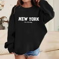 thumbnail image 4 of HXWCHs Girls' sweatshirts trending Girls Graphic Print Sweatshirt Cute Drop Shoulder Crewneck Long Sleeve Pullover top Black 6-7 Years, 4 of 5