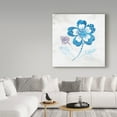 thumbnail image 3 of Trademark Fine Art 'Eastern Boho IV Peacock Blue' Canvas Art by Wild Apple Portfolio, 3 of 3