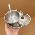 thumbnail image 3 of Coffee Cup Set, 300ml Vintage 304 Stainless Steel Espresso Cups with Stirring Spoon and Saucer Set, 3 of 6