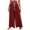 Red, variant on Wide Leg Pants for Women Drawstring High Waist Palazzo Trouser Business Casual Slacks Lounge Outfits with Pockets Red XXL