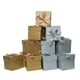 thumbnail image 1 of Cajas de regalo GP SUP 12 unidades doradas y plateadas de 10 x 10 x 10 cm, 1 of 8