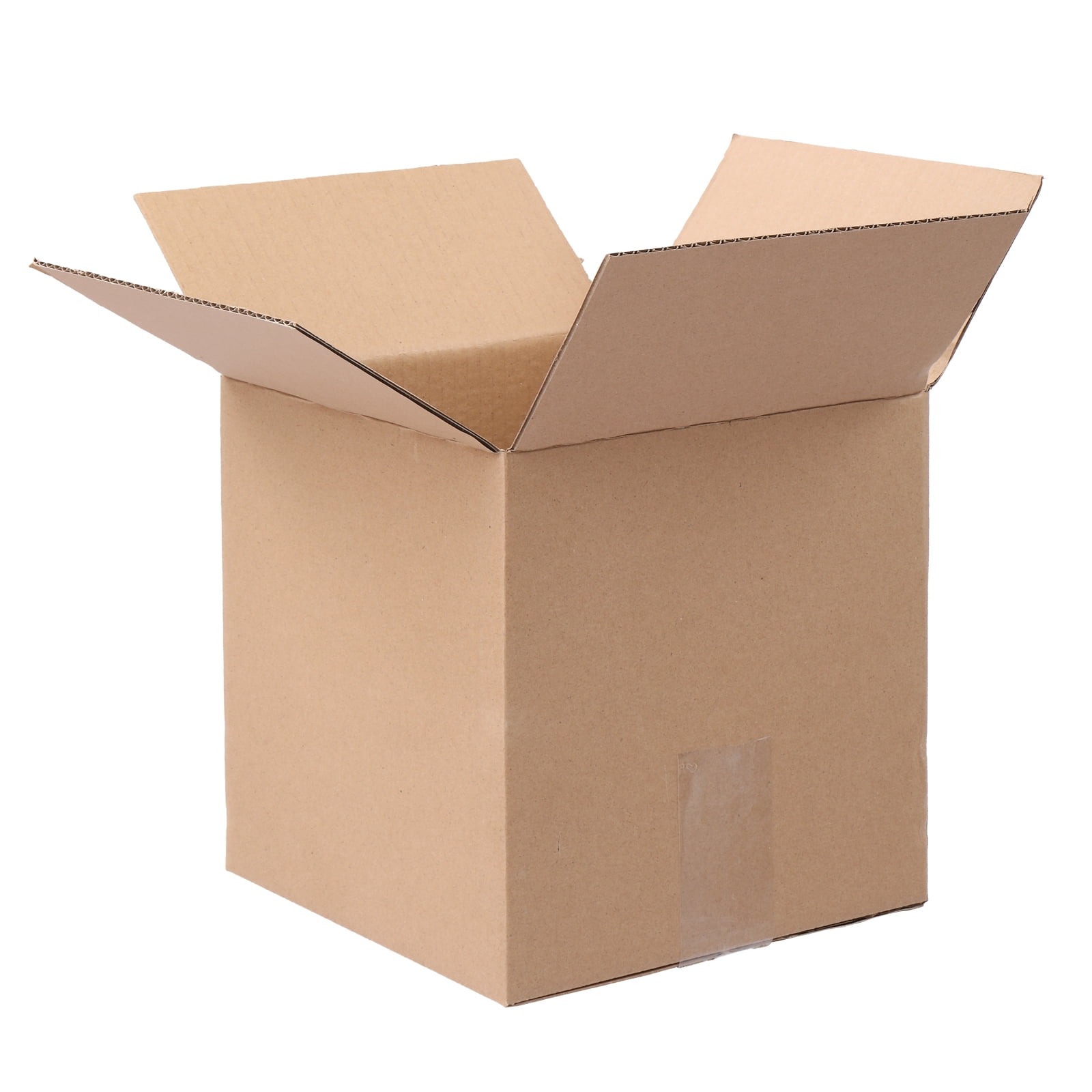50Pcs Thick 3mm Corrugated Cardboard Box in Kraft Paper Color, 8 "x 8" x 8 "(20.3x20.3x20.3cm)