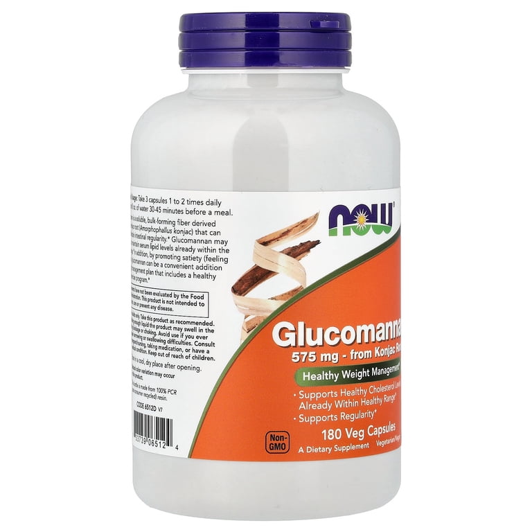 Now Glucomannan 180 Capsules
