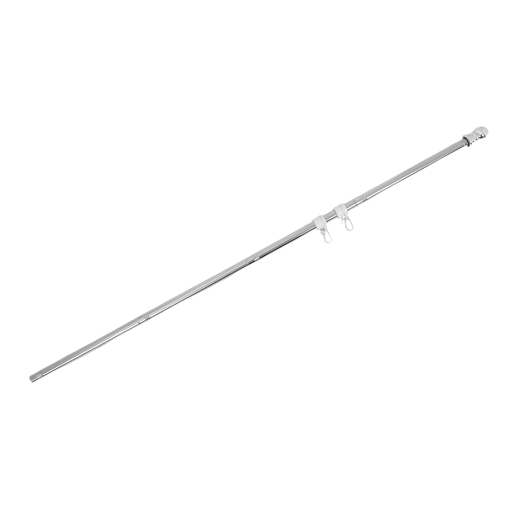 BESTOYARD Residential Flagpoles Metal Flag Pole for Yard and Garden 1 Set