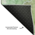 thumbnail image 5 of Addison Rugs Mayfield Premium Machine Washable Transitional Abstract Green Round Rug, 8' x 8', 5 of 6