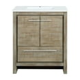 thumbnail image 3 of Lafarre 30 in W x 20 in D Rustic Acacia Bath Vanity and Cultured Marble Top, 3 of 9