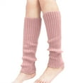 thumbnail image 2 of Outfmvch leg warmers Leg Warmers for Women 80s 90s Outfit Fashion Ribbed Leg Socks Fashion Y2k Accessories Sports Yoga knee high leg warmers Light Pink One Size, 2 of 4