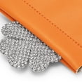 thumbnail image 5 of Oirlv 5-Pack 3.5" Orange Leather Magnetic Closure Pouches, Portable Jewelry & Accessory Storage Bags for Travel, 5 of 9