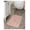 Cotton Candy Pink, variant on Storm Gray Bath Mat - 1'8 x 2'7 - Bano Everyday Shag Bathroom Rug - Machine Washable, Non-Slip, Quick Dry, Soft & Absorbent