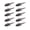 S, variant on 10PCS Tadpole Shaped Soft Lures with Hooks, Artificial Fish Bait Floating Action, Realistic Tadpole Fly Fishing Baits