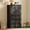 Black-6 Drawer, variant on Akaber 6 Drawer Dresser for Bedroom, White Modern 43.3'' Tall Wood Dresser with Anti-Tip Kit, Storage Organizer