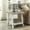 Multicolor, variant on Contemporary Black Wood Shelf Table / Kids' Room / Wide - Angled Legs Design
