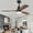 Black, variant on Energetic 52" Modern LED Ceiling Fan with Light, Remote Control, Reverse Airflow 6 speed silent motor, 3 Wood Blades, White