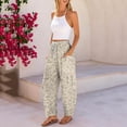 thumbnail image 5 of Textilo Womens Barrel Sweatpants Cheetah Print Wide Leg Sweatpants with Side Pockets Drawstring Elastic Waist Trouser Comfy Loose Fit Fall Winter Casual Lounge Clothes, 5 of 7