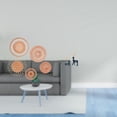 thumbnail image 2 of Adorno de pared con forma de ciervo, figuras de ratán, estatuas de resina, escultura colgante, diseño retro minimalista, estilo artístico, ideal para, 2 of 8