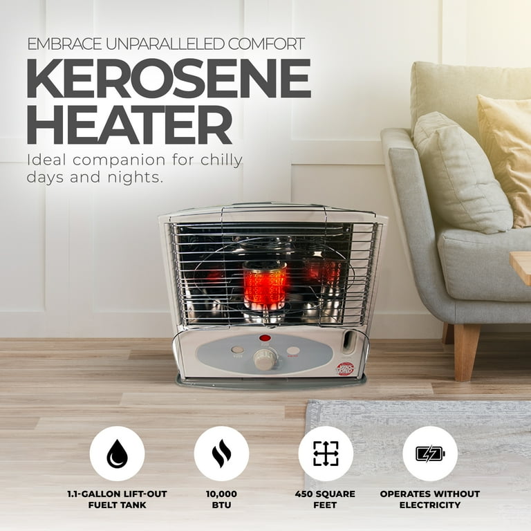 箱入りkero heat KeroHeat HeatMate Portable Indoor Kerosene Heater, 10000 BTU