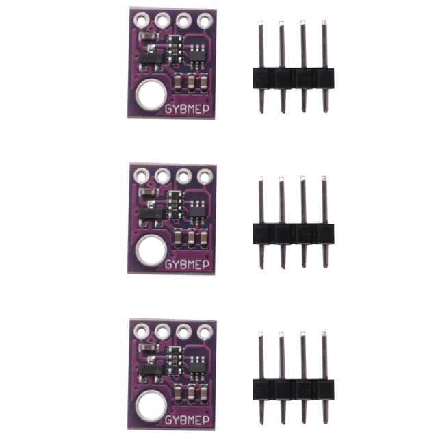 3 unidades de placa de circuito impreso con sensor digital de temperatura y presión barométrica BMP280 de 5 V.