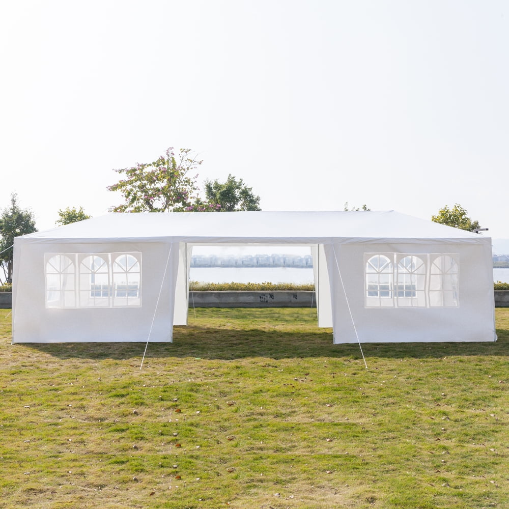Kadyn Canopy Tent, 10' x 30' 7-side Portable Household Waterproof Tent for Party, Outdoor Canopy Tent for Wedding, White Kadyn Canopy Tent, 10' x 30' 7-side Portable Household Waterproof Tent for Party, Outdoor Canopy Tent for Wedding, White