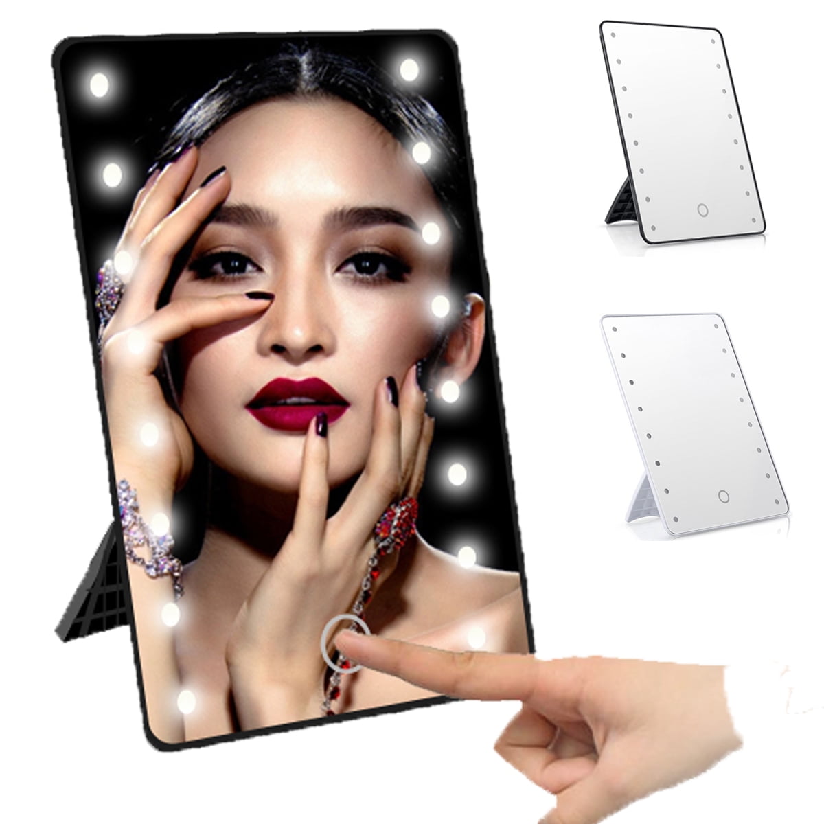16 LEDs Touchsensitive Makeup Mirror Lighted Illuminated Beauty