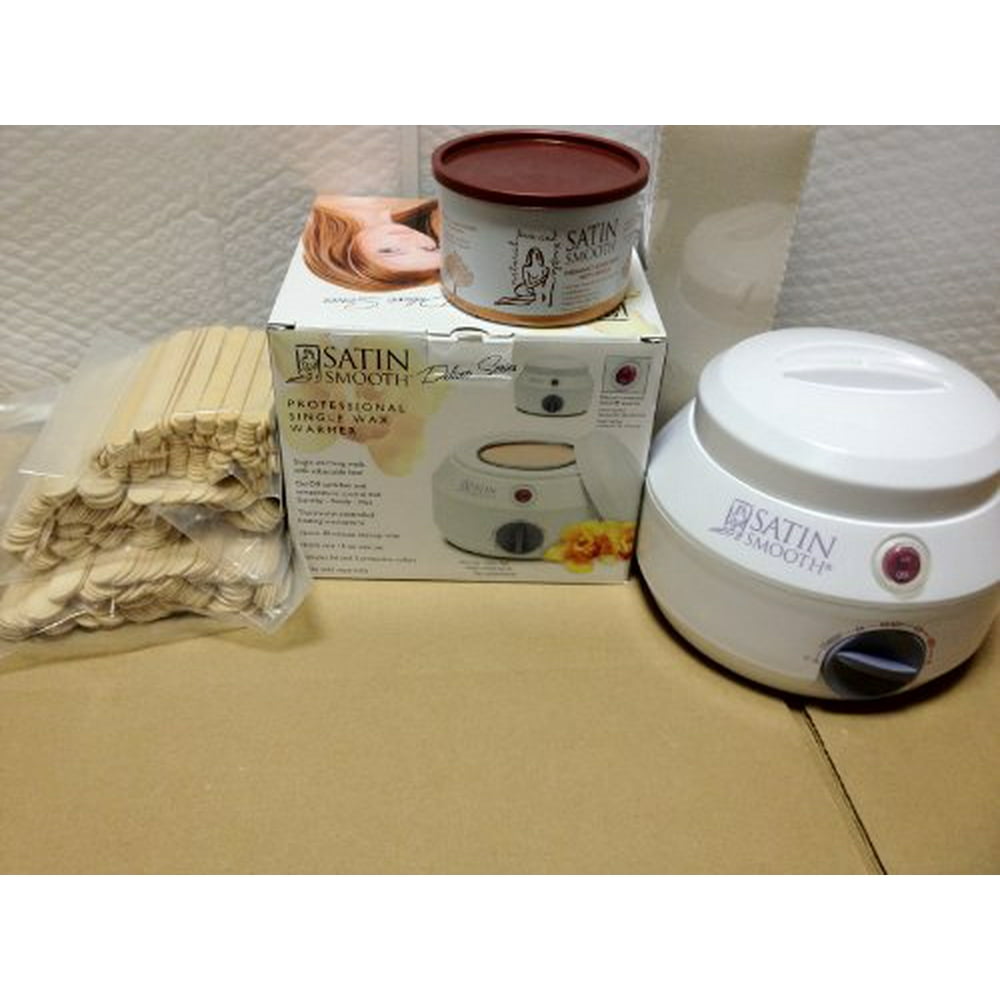 Satin Smoothsingle Wax Warmer,machine,heater KIT with Organic Wax