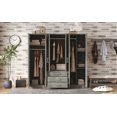 thumbnail image 3 of Cette Garde-Robe Offre un Grand Rangement & Haute Qualité/6 Portes, 70.9"X19.2"X68 Pouces, 3 of 11
